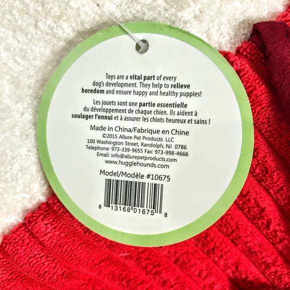 NWT HuggleHounds Dog Christmas Stocking - Picture 7 of 10